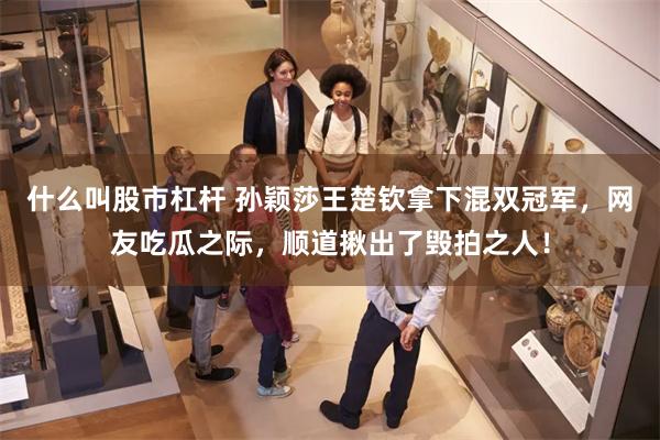 什么叫股市杠杆 孙颖莎王楚钦拿下混双冠军，网友吃瓜之际，顺道揪出了毁拍之人！