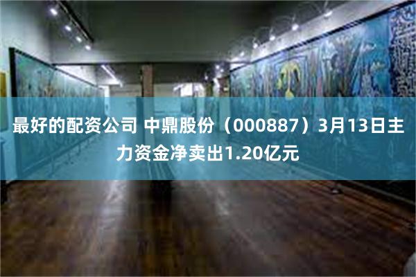 最好的配资公司 中鼎股份（000887）3月13日主力资金净卖出1.20亿元