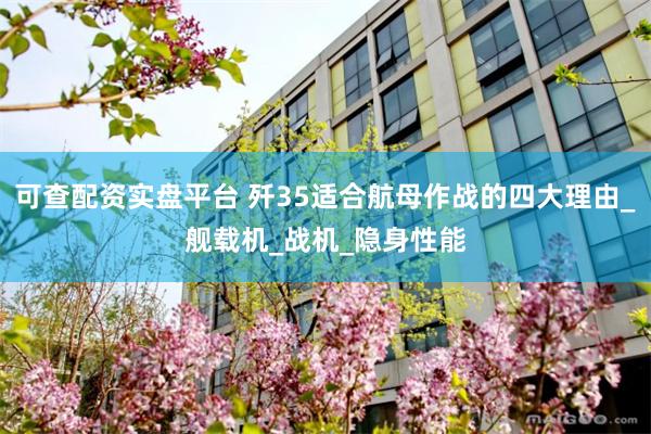 可查配资实盘平台 歼35适合航母作战的四大理由_舰载机_战机_隐身性能